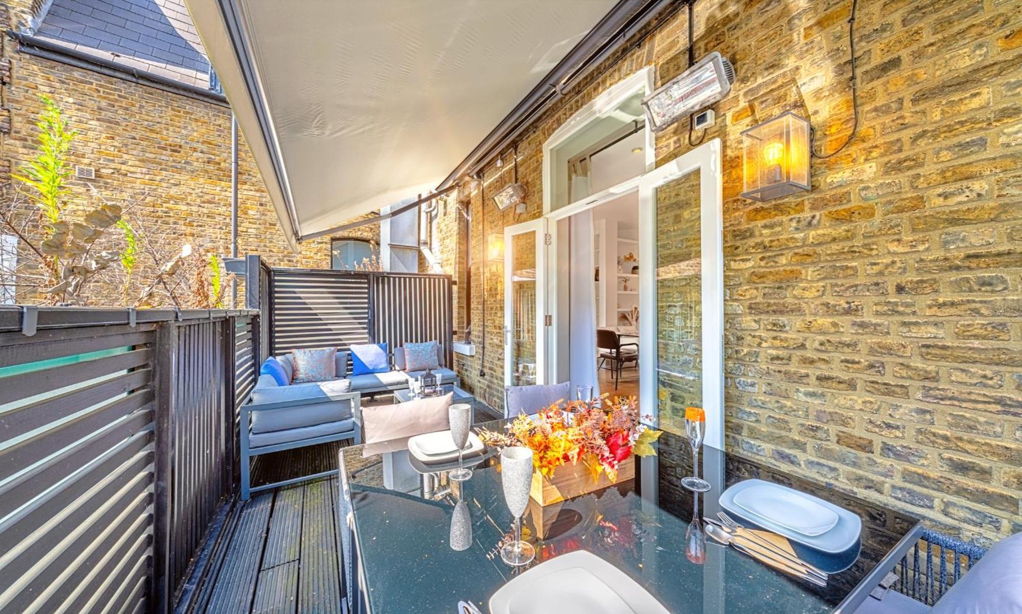 Apartamento Designer Victorian Flat With Large Terrace Londres Exterior foto